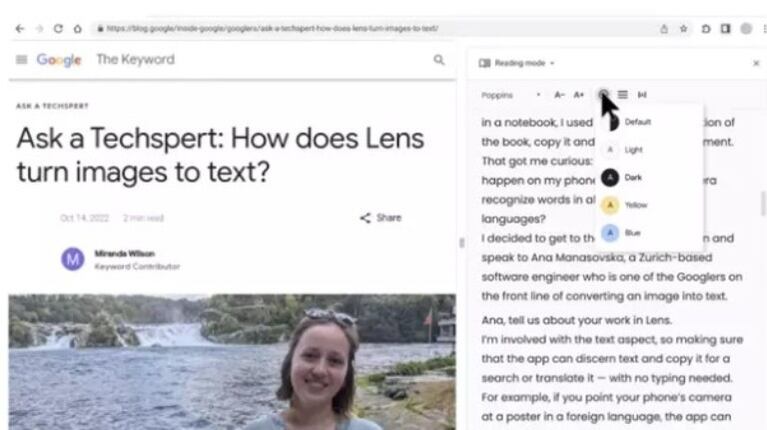 Google introduce el Modo lectura para Escritorio en la versión beta de Chrome 115
