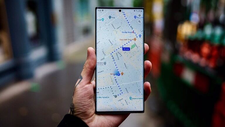 Google Maps prepara un rediseño de la capa de selección de rutas. Foto:EP.