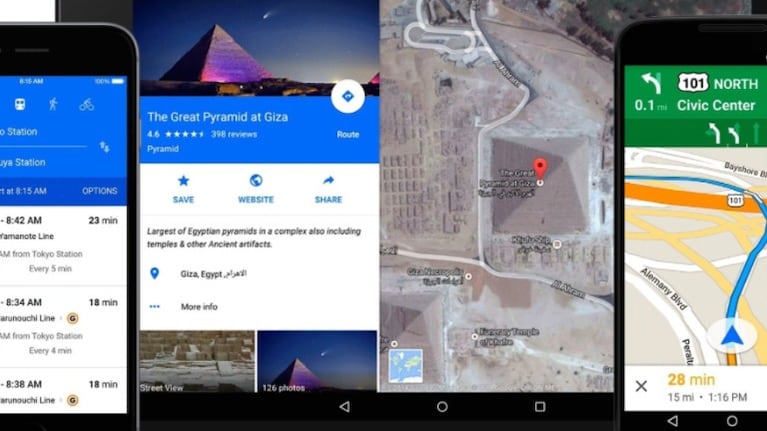 Google Maps requiere que los usuarios compartan sus datos para usar las indicaciones detalladas. Foto: DPA.