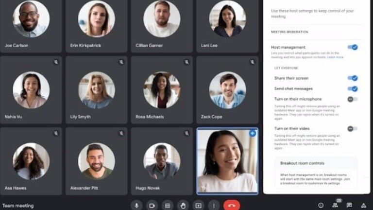 Google Meet añade la opción de evitar que los participantes silenciados activen el audio o el vídeo