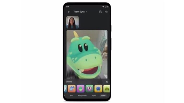 Google Meet para móviles añade los filtros durante las videollamadas