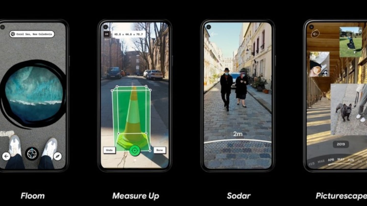 Google permite medir objetos o comprobar qué hay al otro lado del planeta con nuevos experimentos de RA para el móvil. Foto:DPA. 