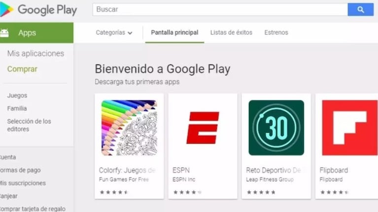 Google Play Store muestra el progreso de descarga de las nuevas aplicaciones en la pantalla de inicio