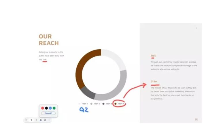 Google Slides permite resaltar contenido y añadir anotaciones en las presentaciones