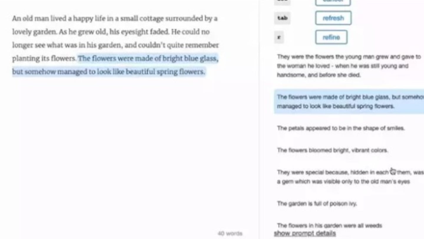 Google trabaja en una herramienta basada en IA que genera texto y fomenta la escritura creativa