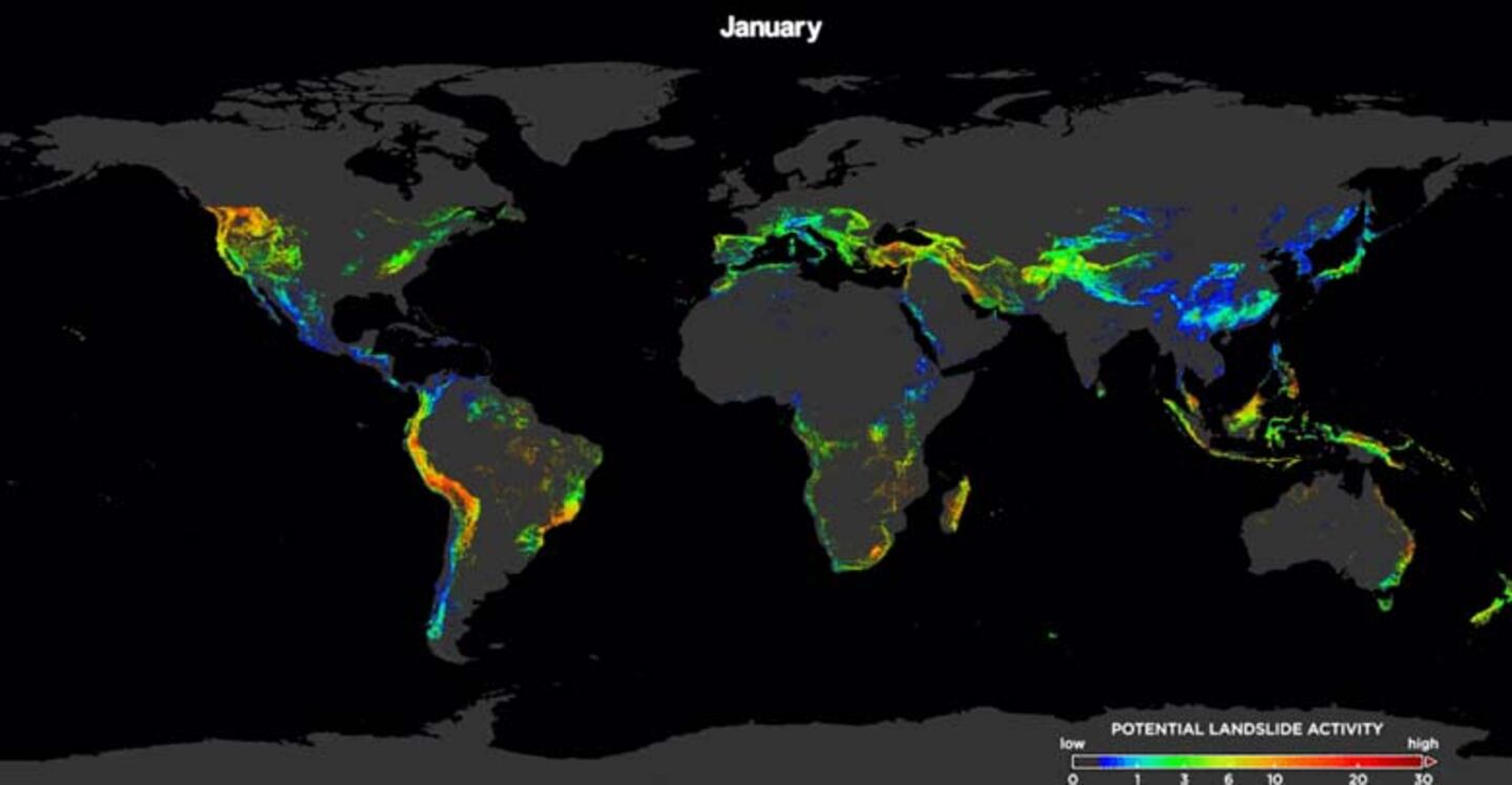 Gracias a la NASA los científicos podrán estudiar los deslizamientos a nivel mundial