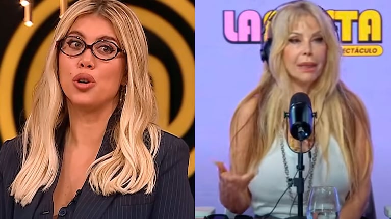 Graciela Alfano destrozó a Wanda Nara en vivo (Imagenes La posta y MasterChef)