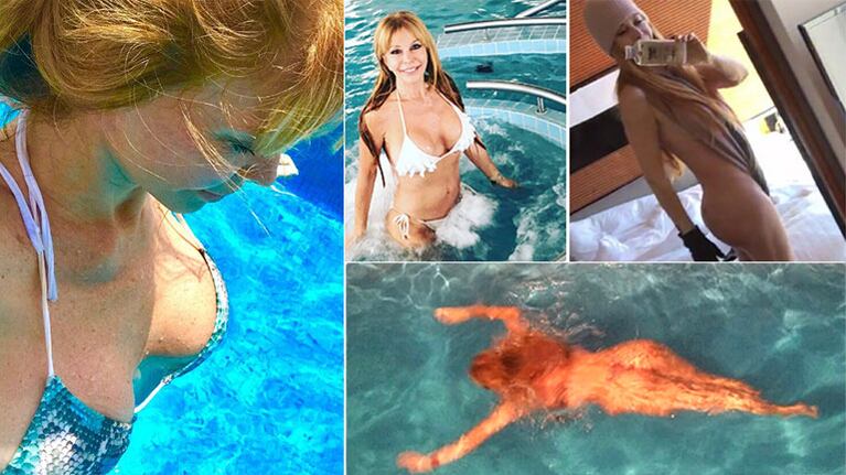 Graciela Alfano, diosa a los 64 años (Foto: Twitter e Instagram)
