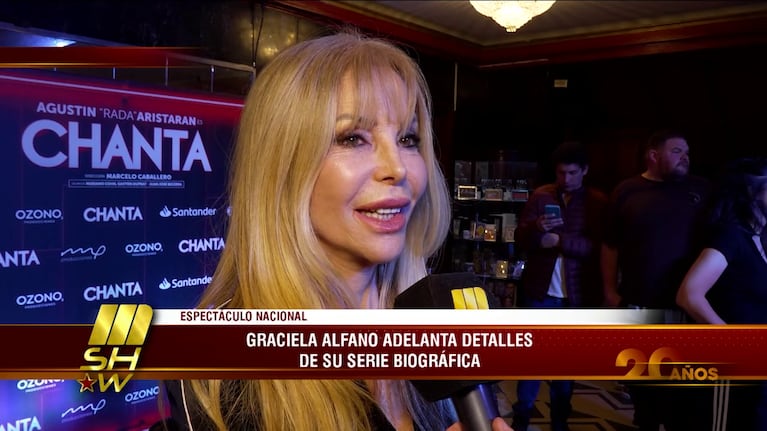 Graciela Alfano habló en Mshow (Foto: captura de Ciudad Magazine).