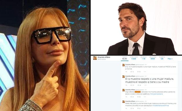 Graciela Alfano vs. Matías Alé. (Foto: Web)