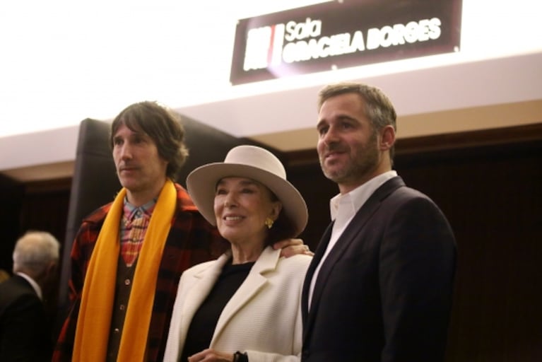Graciela Borges fue con Juan Cruz Bordeu a la reinauguración del Teatro Gran Pilar