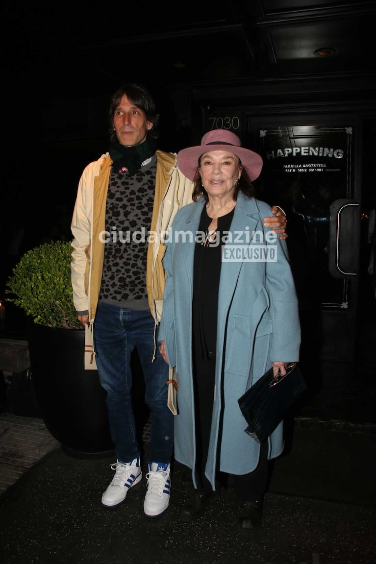 Graciela Borges y Juan Cruz Bordeu (Foto: Movilpress)