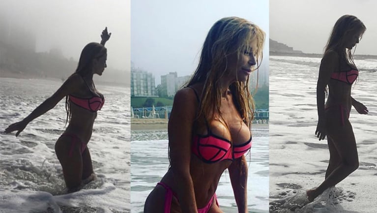 Graciela, espléndida en Mar del Plata.