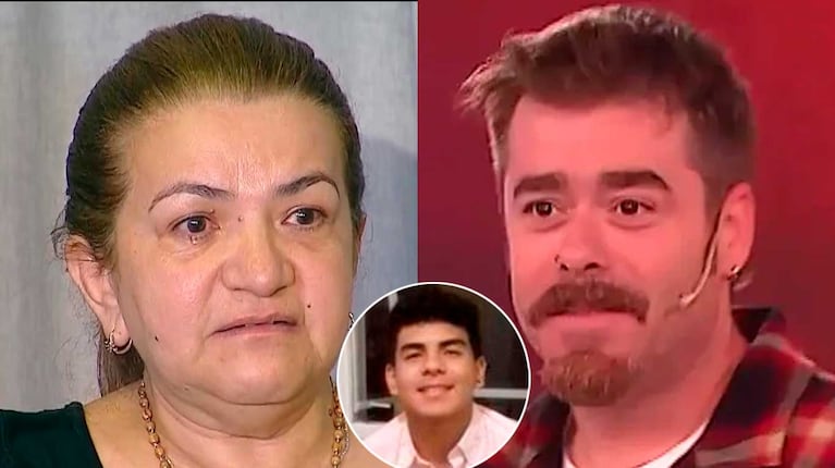 Graciela, la mamá de Fernando Báez Sosa y Migue Granados (Fotos: capturas América y eltrece)