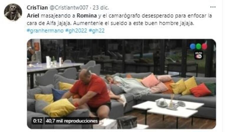 Gran Hermano 2022: aseguran que Ariel manoseó a Romina y piden su expulsión