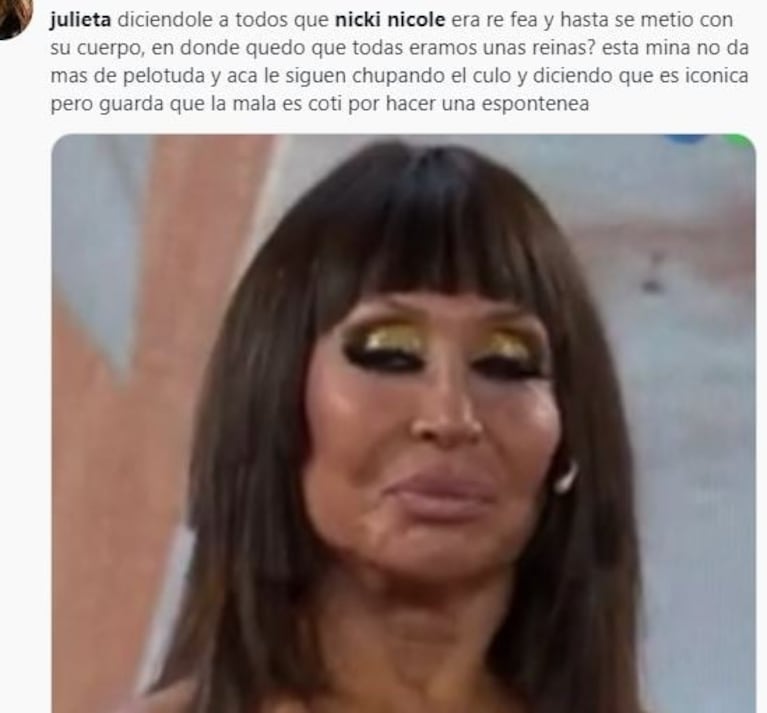 Gran Hermano 2022: Julieta fue fuertemente repudiada por sus desafortunados comentarios sobre Nicki Nicole