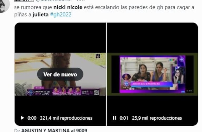 Gran Hermano 2022: Julieta fue fuertemente repudiada por sus desafortunados comentarios sobre Nicki Nicole