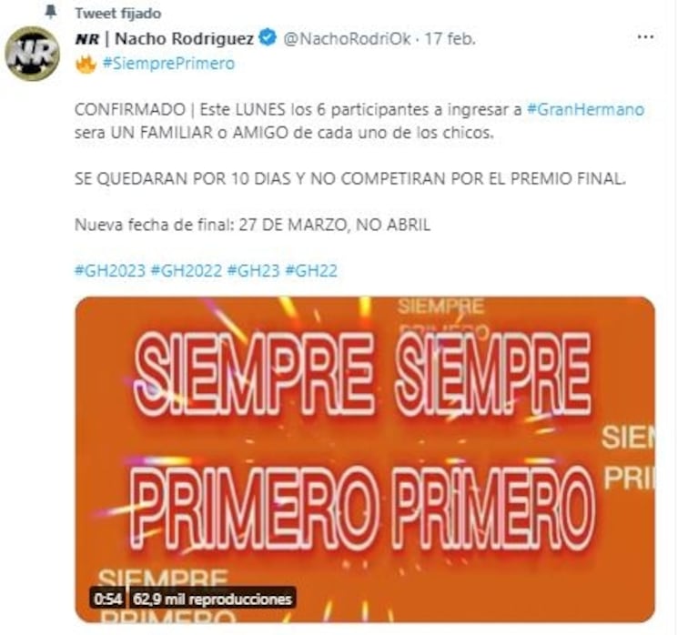 Gran Hermano 2022: revelaron quiénes serán los seis participantes que ingresarán esta semana