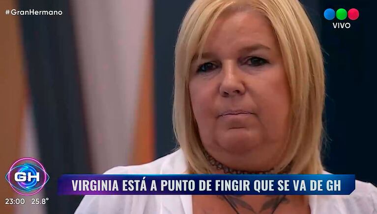 Gran Hermano 2023: el fuerte comentario de Lucía a Virginia antes de que fingiera su salida de la casa