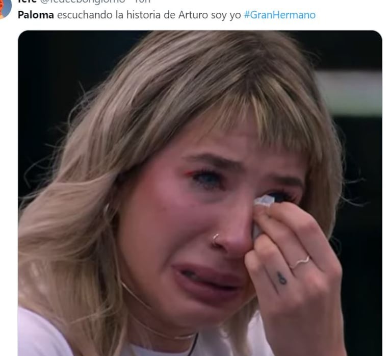 Gran Hermano 2023: la reacción de Paloma Méndez ante el ingreso de Arturo a la casa se convirtió en meme