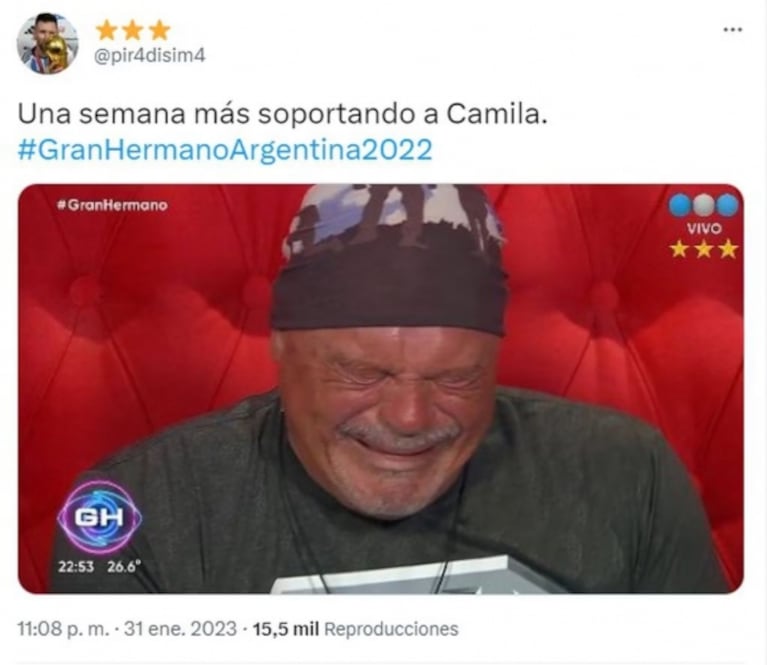 Gran Hermano: Camila es la líder de la semana y los memes apuntaron a Marcos