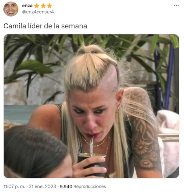 Gran Hermano: Camila es la líder de la semana y los memes apuntaron a Marcos