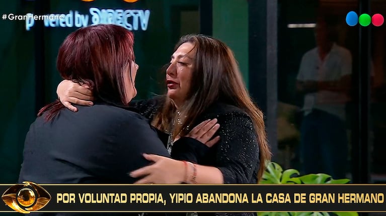 Gran Hermano: el inesperado gesto de Pincoya con Yipio en su dramática salida de la casa (captura de Telefe)