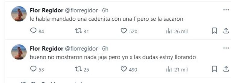 Gran Hermano: Florencia Regidor le mandó un regalo muy especial a Nicolás Grosman y no llegó a sus manos