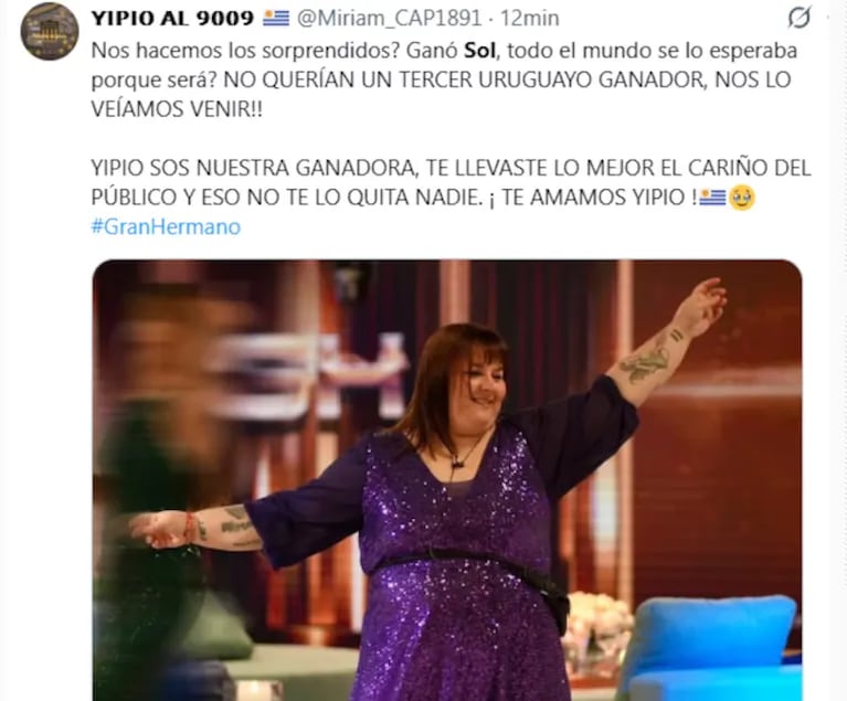 Gran Hermano Generación Dorada: los mejores memes tras el triunfo de Sol Abraham. Crédito: X