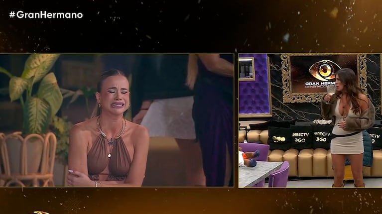 Gran Hermano: la eliminación de Danelik desató una guerra en la casa entre gritos, insultos y llanto (captura de Telefe)