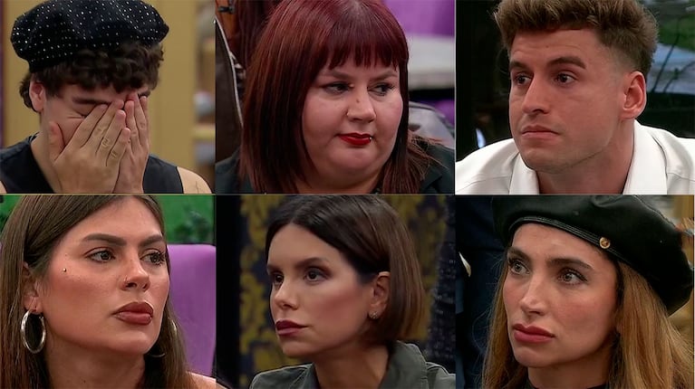 Gran Hermano: la reacción real de los participantes tras la salida de Andrea del Boca (captura de Telefe)