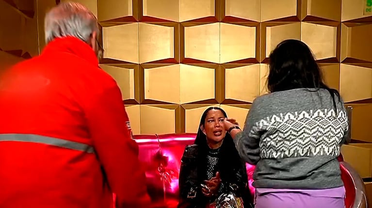 Gran Hermano: las impactantes imágenes que no se vieron de la crisis de La Maciel antes de abandonar la casa (captura de Telefe)