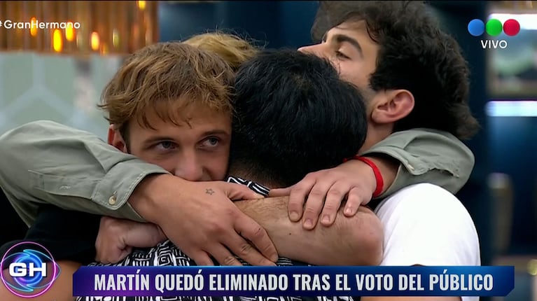 Gran Hermano: qué les dijo al oído Martín Ku a Nicolás Grosman y Bautista Mascia cuando se despidió