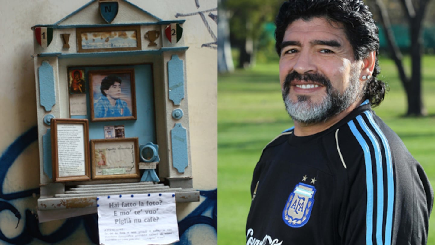 Grandes preparativos en Nápoles por el cumpleaños de Diego Maradona