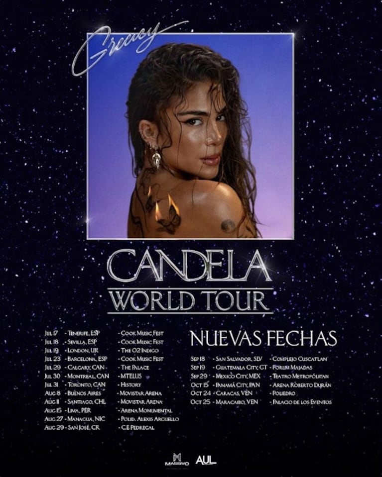 Greeicy presentó “Candela”, su nuevo álbum (foto de prensa)