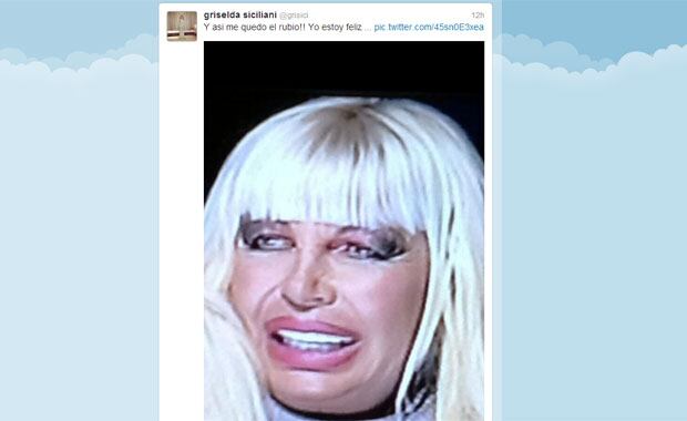 Griselda bromeó con su supuesto parecido a Leevon Kennedy (Foto: Twitter). 