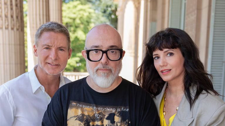 Griselda Siciliani, Adrián Suar y Álex de la Iglesia. Foto: Netflix