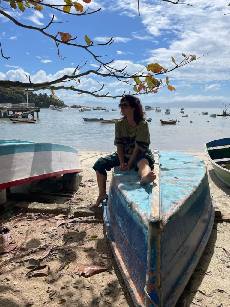 Griselda Siciliani eligió Brasil para desconectar: días de playa, lectura y naturaleza junto a Luciano Castro | Créditos: Instagram @griseldasiciliani