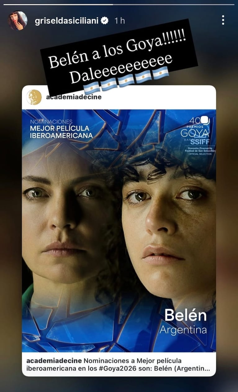 Griselda Siciliani hizo un posteo en su cuenta de Instagram (Foto: redes sociales/@griseldasiciliani)