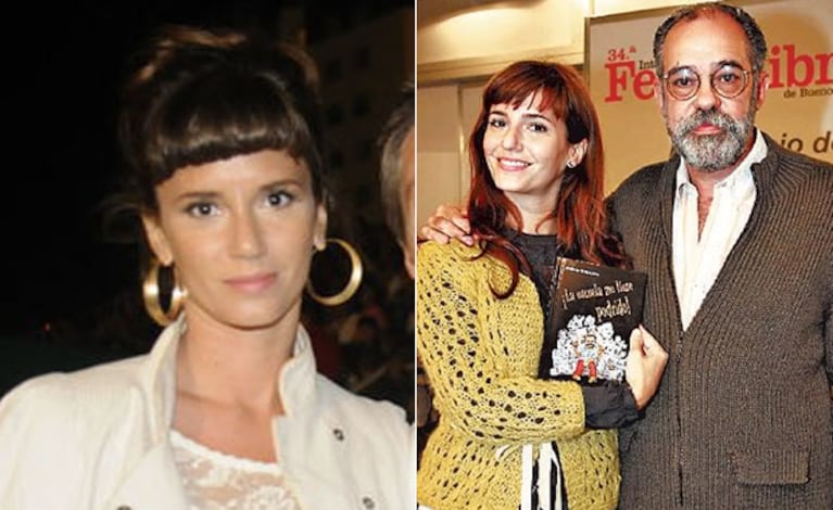 Griselda Siciliani, junto a su papá Norberto. (Fotos: Web)