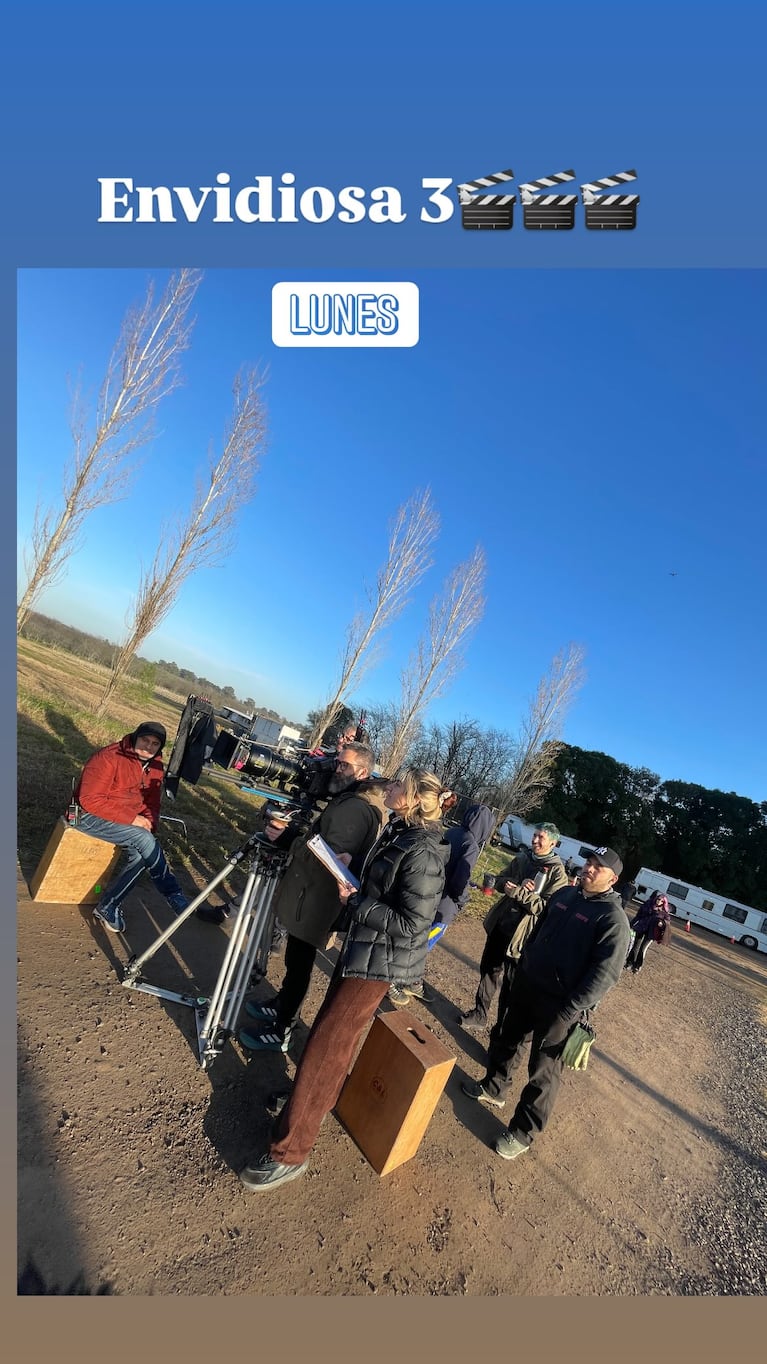 Griselda Siciliani mostró el rodaje de Envidiosa 3 | Créditos: Instagram @griseldasiciliani