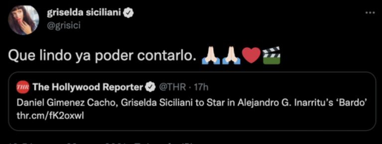 Griselda Siciliani reveló qué proyecto internacional protagonizará: "Qué lindo ya poder contarlo"
