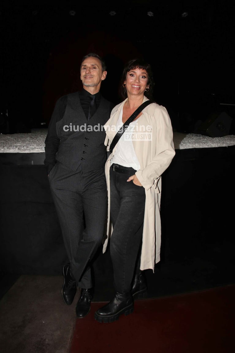 Griselda Siciliani y Carlos Casella estrenaron BOÎTE (Foto: Movilpress).