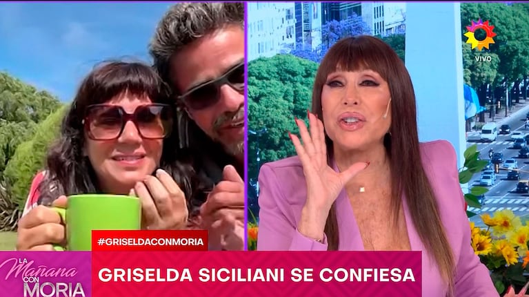 Griselda Siciliani y Luciano Castro en on Moria (eltrece)