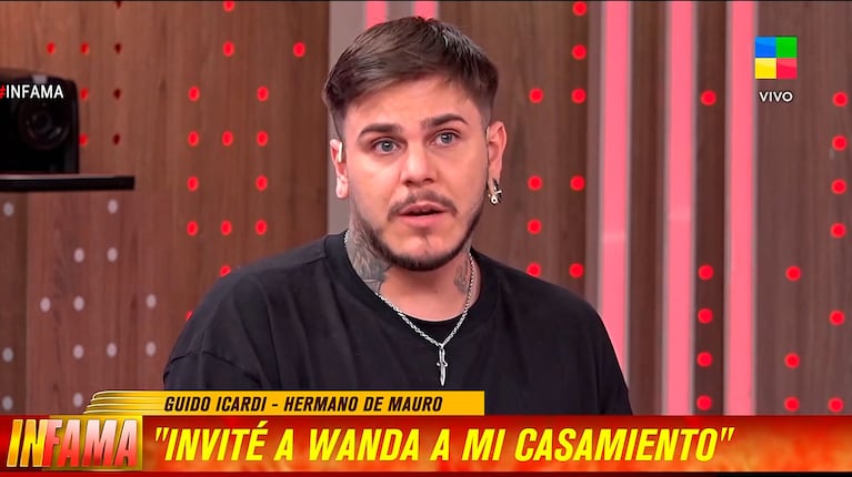 Guido Icardi habló de la China Suárez (captura de América TV, Infama)
