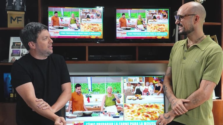 Guido Kaczka y Abel Pintos. Captura: prensa eltrece