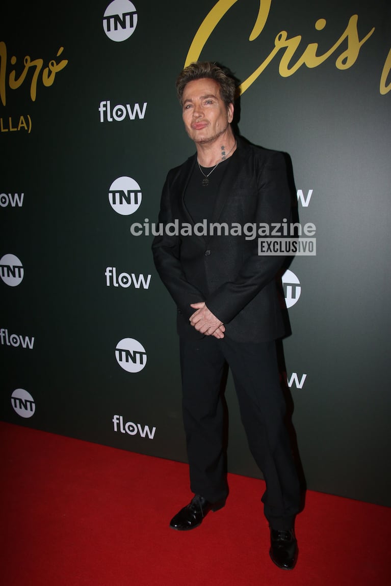 Guido Süller en el estreno de la serie de Cris Miró (Foto: Movilpress).
