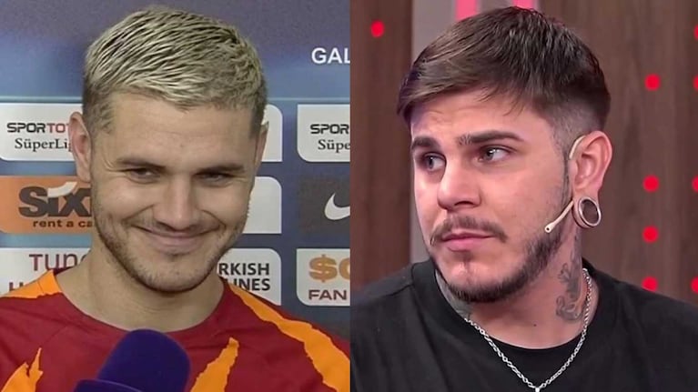Guido y Mauro Icardi (Fotos: captura América TV e Instagram @mauro_icardi)