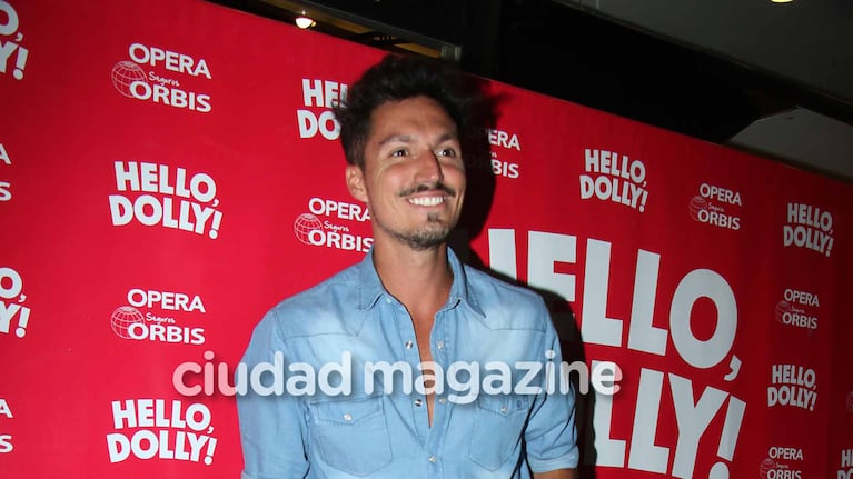 Guido Záffora en el estreno de Hello Dolly! (Foto: Movilpress)
