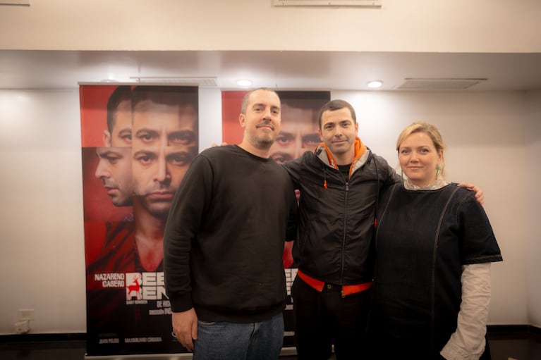 Guillermina Casero en el estreno de Bebé Reno con el protagónico de su hermano Nazareno (Foto: Prensa).